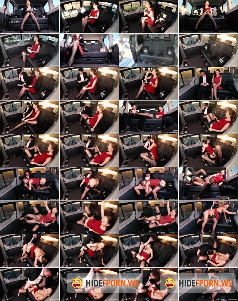 FuckedInTraffic.com/PornDoePremium.com - Tina Kay - Sexy British babe Tina Kay gives footjob and gets cum covered in the cab [FullHD]