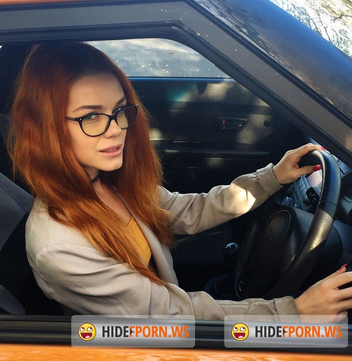 FakeDrivingSchool -  Ella Hughes - Nerdy Ginger Seduces Instructor [FullHD 1080p]