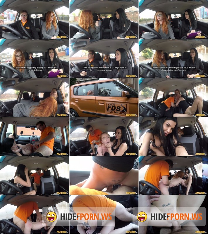 FakeDrivingSchool.com - Ella Hughes, Jasmine Jae - Sweet redhead in Hard Threesome [FullHD 1080p]