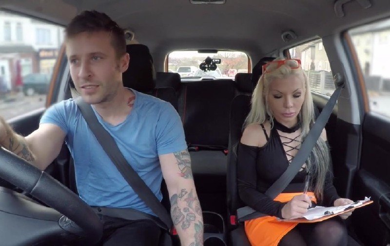 FakeDrivingSchool.com - Barbie Sins - Barbie cant resist tattooed guys charm [HD 720p]