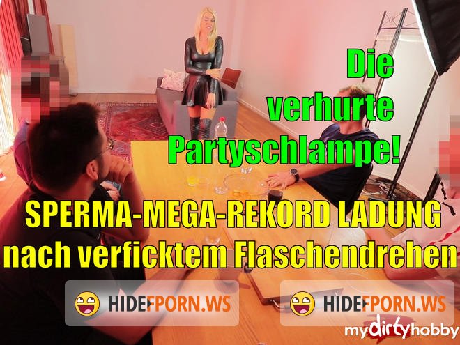 MyDirtyHobby/MDH - Daynia - Sperma-Mega-Rekord nach verficktem Flaschendrehen - Sperm mega record after fucking bottle spinning! [FullHD 1080p]