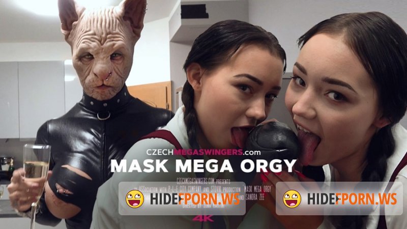 CzechMegaSwingers - Nathaly Cherie, Daisy Lee, Lady Dee, Lady Zee, Sandra Zee - Mask Mega Orgy  [SD 400p]